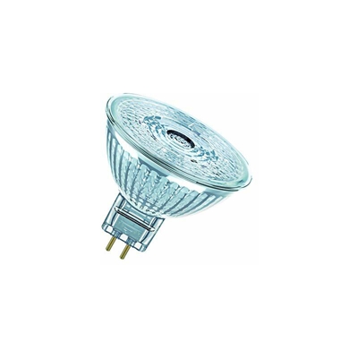 Spot MR16 Lampadine LED, 5 W Equivalenti 35 W, Attacco GU5.3, Luce Calda 2700K, Confezione da 10 Pezzi - Osram
