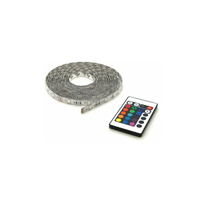 Prolight 201214001Â LED Strip RGB e telecomando IP44Â 5Â m plastica bianco