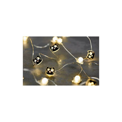 Ed the Cat - Mini catena luminosa a LED, 2,20 m, con 20 LED per interni en oferta