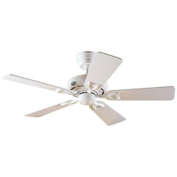 Ventilatore Da Soffitto, Seville Ii We, 112cm, Classico, Corpo Bianco, Pale Bianche O Rovere Chiaro, Senza Luce, Hunter. precio