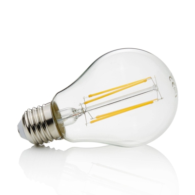 Lampadina LED E27 a filamento 8W 1055lm trasparent