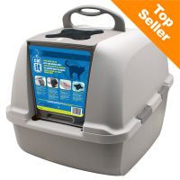 Toilette per gatti Catit Jumbo - grigio / bianco
