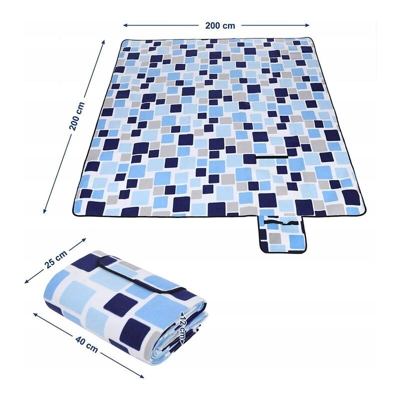 Copertura da picnic, tappetino da picnic pieghevole, impermeabile, portatile e lavabile, adatto per campeggio, spiaggia, giardino, parco, barbecue,
