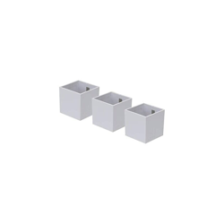 Kalamitica 60035-900-001 Set da 3 Cubi Magnetici, Resina ABS, Toni Bianchi, 6 cm características