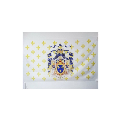 AZ FLAG Bandiera Regno di Francia Stemma 150x90cm - Bandiera Blasone Reale Francese 90 x 150 cm Foro per Asta