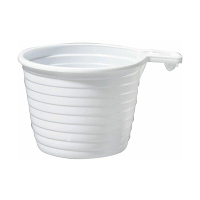 Duni Confezione 50 Tazza con Manico 210ml PS Bianco