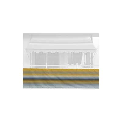Paravista per Balcone Design No. 500 Giallo, 75 cm, Lunghezza: 6 Metro - Angerer