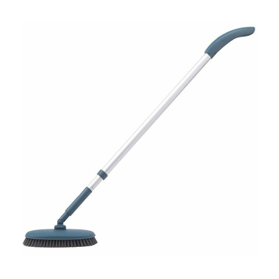 Pennello da pavimento retrattile, borsa a maniche lunghe e bagno, spazzola per pavimenti in seta, spazzola per vasca da bagno (18,5 * 9,5 * 10,2 cm,