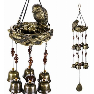 Sumnaconfr - Sumnacon - Campanello a Vento Decorativo per Esterni, con Buon Suono per Il Giardino, la Camera da Letto (nid)