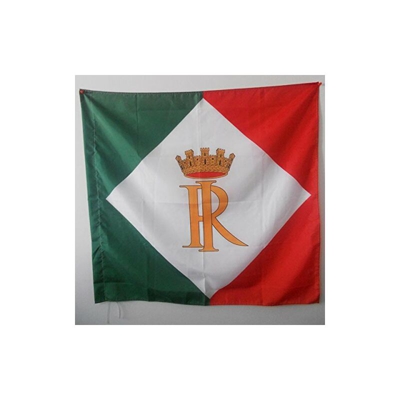 AZ FLAG Bandiera Presidente EMERITO della Repubblica Italiana 90x90cm - Bandiera STENDARDO Italia 90 x 90 cm Foro per Asta
