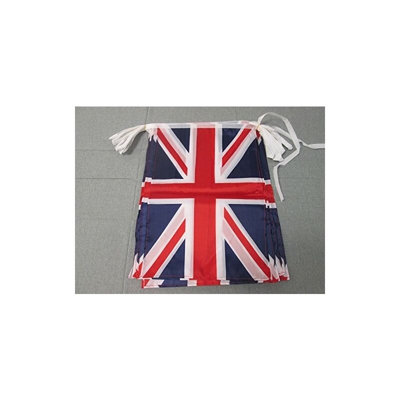 Ghirlanda 12 Metri 20 Bandiere Regno Unito 45x30cm - Bandiera Britannica â?? Inglese â?? UK 30 x 45 cm - Festone BANDIERINE - Az Flag
