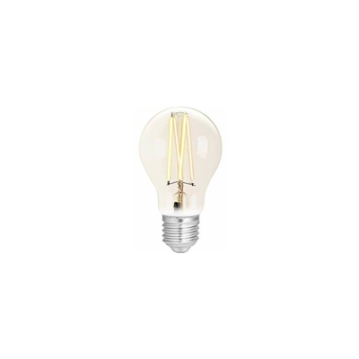 WiZ Smart LED Lampadina White Clear A60 E27 (dimmerabile, 6,5 W-60 W di potenza, 2200 K-5500 K, lm810, App & Voice Control Alexa, Siri, Google &