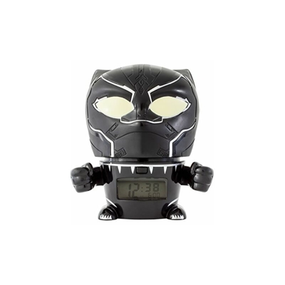 Sveglia e luce notturna per bambini Marvel 2021449 Avengers: Infinity War Black Panther con effetti sonori - Bulbbotz