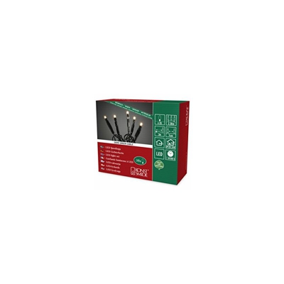 6352Â â??Â 120Â catena luminosa a micro LED/per interni (IP20)/certificato VDE/24Â V trasformatore interno/35Â diodi a luce bianca calda/cavo nero