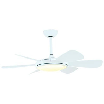 Ventilatore Da Soffitto, Margarita, Dc, 132cm, Bianco, Con Luce, Telecomando, Lba Home.