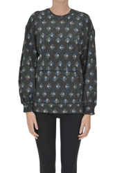 Floewer print sweatshirt en oferta