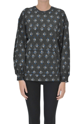 Floewer print sweatshirt