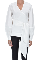 Wraparound blouse precio