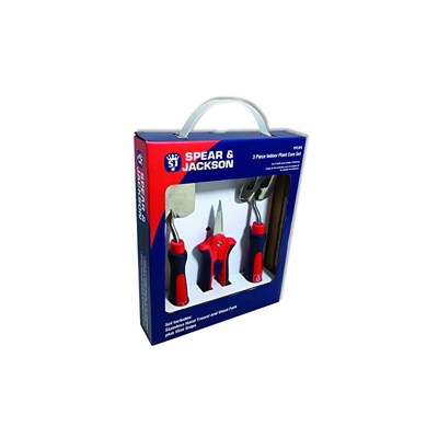 Indoor Plant Care 3 Piece Tools Set Attrezzi da Giardino, Rosso e Blu - Spear&jackson