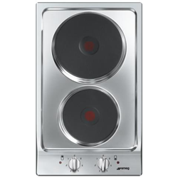 Piano Cottura S232XC-1 Elettrico 2 Zone Cottura da 30 cm Colore Inox en oferta