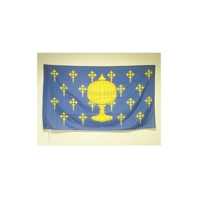 AZ FLAG Bandiera Regno di GALIZIA 409-1815 150x90cm - Bandiera Reino DE Galicia - Spagna 90 x 150 cm Foro per Asta