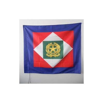 AZ FLAG Bandiera Presidente della Repubblica Italiana 90x90cm - Bandiera STENDARDO Italia 90 x 90 cm Foro per Asta