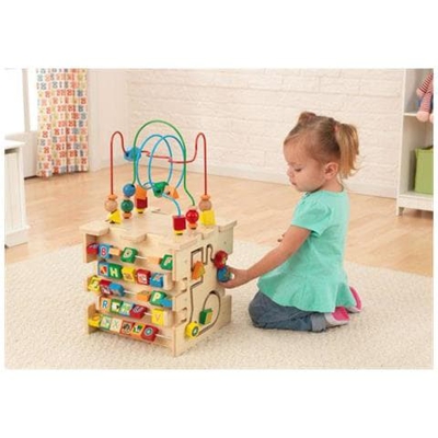 Cubo Attività Deluxe in Legno per Bambini