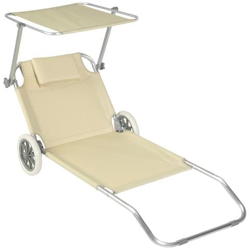 Lettino Da Spiaggia In Alluminio Antonia - Beige precio