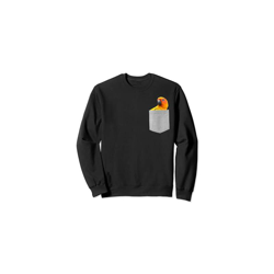 Animal in Your Pocket Funny Beautiful Sun Conure bird peekin Felpa características