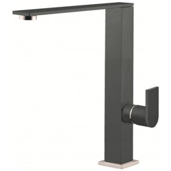 Miscelatore Monocomando con canna girevole Flat 21x25 cm Keratek Plus Dark Grey 99 precio