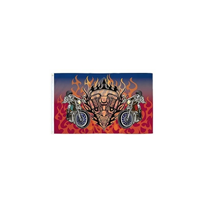 AZ FLAG Bandiera I Biker VIVONO Liberi 150x90cm - Bandiera Raiders Live Free 90 x 150 cm