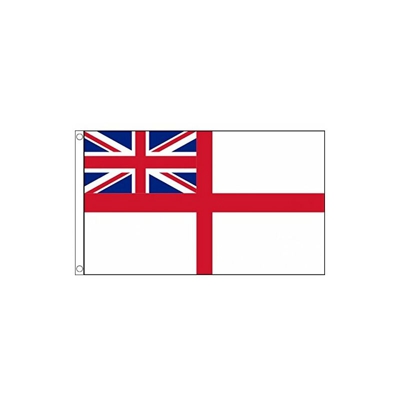 AZ FLAG Bandiera INSEGNA Bianca Britannica 250x150cm - Gran Bandiera Royal Navy White Ensign - Regno Unito 150 x 250 cm - Bandiere