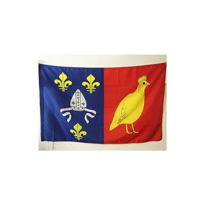 AZ FLAG Bandiera CHARENTE Marittima 150x90cm - Bandiera Dipartimento delle CHARENTE Maritime - Francia 90 x 150 cm Foro per Asta