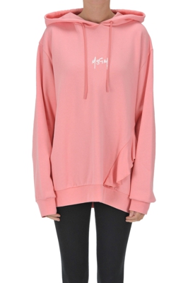 Oversized hooded sweatshirt