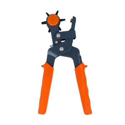 LEDLUX AS613392 Pinza A Fustella Fustellatrice Pinza Perforatrice per Cuoio e Cinture 6 Misure Fori