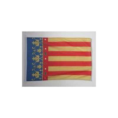 AZ FLAG Bandiera COMUNITÃ? VALENCIANA 150x90cm - Bandiera COMUNIDAD VALENCIANA in Spagna 90 x 150 cm Speciale Esterno