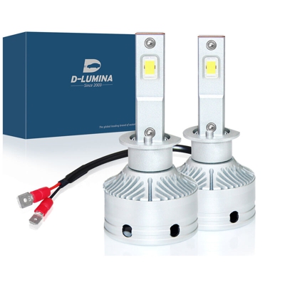 LEDLUX LHD6601 Kit Full Led H1 12V 50W 8000 Lumen Canbus All In One IP65 Dissipazione a Ventola