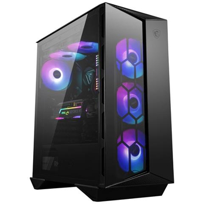 Case MPG Gungnir 110R Middle Tower ATX / Micro-ATX / Mini-ITX 2 Porte USB 3.0 1 Porta 3.1 Colore Nero (Finestrato)