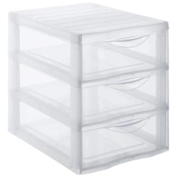 4549004.0 Orgamix A5 3 Cassetti, Plastica, Trasparente, 25.5 X 18.5 X 25.5 Cm precio