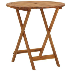 Tavolo Da Giardino Pieghevole 70 Cm In Massello Di Acacia en oferta