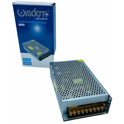 Alimentatore Stabilizzato Trasformatore Switching da 10A 24V 240W 220V Wisdom