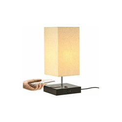 Lampada da comodino con stazione di ricarica wireless per soggiorno, camera da letto, tavolino da caffè e ufficio, 10 W Qi stazione di ricarica per precio
