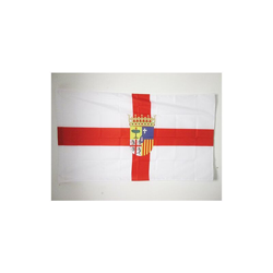 Bandiera Provincia Spagnola di Zaragoza 150x90cm - Bandiera Zaragoza - ARAGONA 90 x 150 cm Foro per Asta - Az Flag en oferta