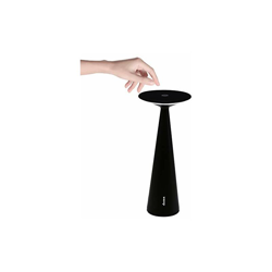 Zafferano - Dama Lampada LED Dimmerabile da tavolo in alluminio, Protezione IP54, Uso Interno/Esterno, H29cm, Plug EU - Nero precio