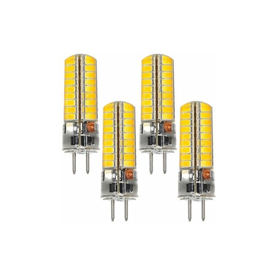 Lampadina LED GY6.35, 6 W, a risparmio energetico, equivalente a 45 W, alogena, bianco freddo 6500 K, 560 lm, angolo di 360 gradi, AC/DC 12 V, luce a