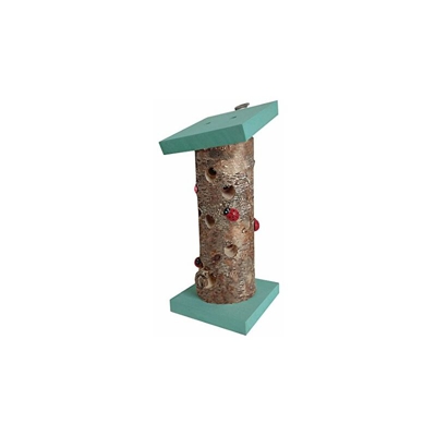 Natura - Casetta per Le Coccinelle Ladybird, in Legno di Betulla, Turchese/Marrone - Dehner