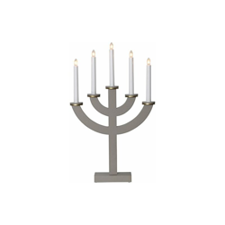 219Â â??Â 54, candelieri finestra'toarp, 5Â luce, materiale: legno, grigio, 3.3Â x 5.3Â x 0.8Â cm - Star precio