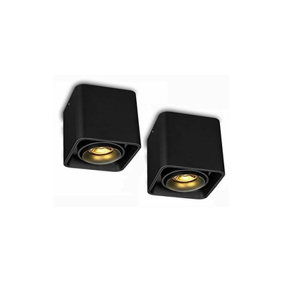 Faretto a LED Faretto dimmerabile da soffitto, ruotabile fino a 30 °, 7W luce bianca calda 3000K Kelvin, presa GU10 230V, [inclusa fonte di luce