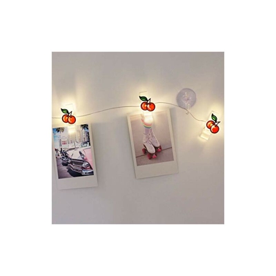 Foto clip string Lights | photo string Lights Clip di luce ciliegia multicolore