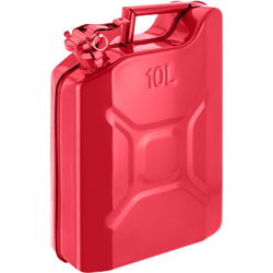 PrimeMatik - Fusto in metallo per benzina o diesel 10 L rosso precio